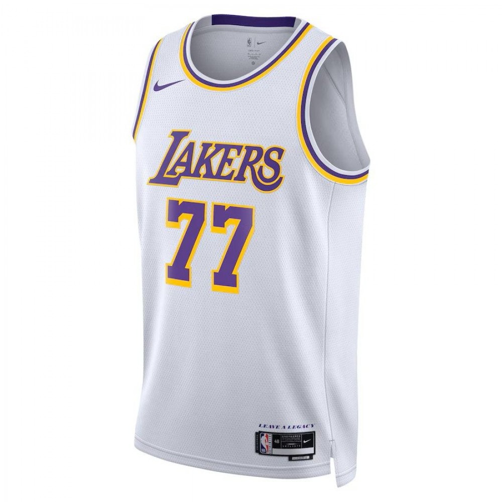 Los Angeles Lakers Unisex Association Edition Swingman Jersey - White - Luka Dončić-Pro Kit Vault | Brand New 26/27 Sports Jerseys